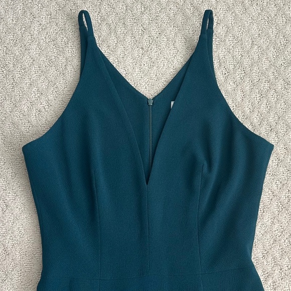 Dress The Population Iris Sleeveless Mermaid Gown New Pine L Holidays Formal - Picture 5 of 15